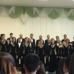 Салауат Низаметдинов исемендәге Учалы сәнғәт һәм мәҙәниәт  колледжының концерт залында хор әҫәрҙәре яңғыраны
