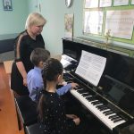 Мастер-класс  преподавателя Валеевой Н.Г. с учащимися Детской музыкальной школы г. Белорецк.